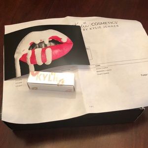 Kylie silver series lipstick Amore New